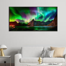 Load image into Gallery viewer, Aurora At Night 80*40CM (canvas) Full AB Round Drill Diamond Painting
