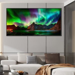 Aurora At Night 80*40CM (canvas) Full AB Round Drill Diamond Painting