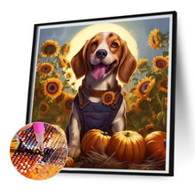 Load image into Gallery viewer, Flowers And Puppies 30*30CM (canvas) Full Square AB Drill Diamond Painting
