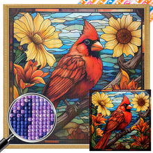 Load image into Gallery viewer, Flowers And Cardinals 30*30CM (canvas) Full Square AB Drill Diamond Painting
