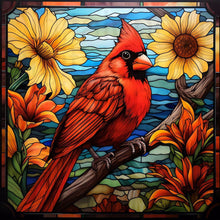 Load image into Gallery viewer, Flowers And Cardinals 30*30CM (canvas) Full Square AB Drill Diamond Painting
