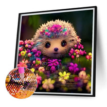 Load image into Gallery viewer, Flowers And Hedgehogs 30*30CM (canvas) Full Square AB Drill Diamond Painting
