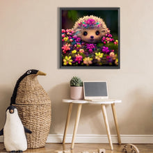 Load image into Gallery viewer, Flowers And Hedgehogs 30*30CM (canvas) Full Square AB Drill Diamond Painting
