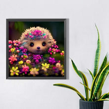 Load image into Gallery viewer, Flowers And Hedgehogs 30*30CM (canvas) Full Square AB Drill Diamond Painting
