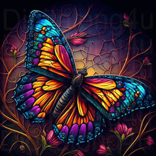 Load image into Gallery viewer, Flowers And Butterflies 30*30CM (canvas) Full Square AB Drill Diamond Painting
