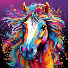 Load image into Gallery viewer, Colorful Horse 30*30CM (canvas) Full Square AB Drill Diamond Painting
