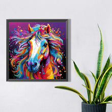 Load image into Gallery viewer, Colorful Horse 30*30CM (canvas) Full Square AB Drill Diamond Painting
