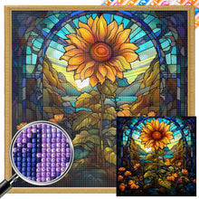 Load image into Gallery viewer, Flowers And Sunflowers 30*30CM (canvas) Full Square AB Drill Diamond Painting
