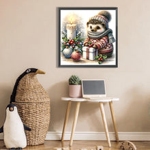 Load image into Gallery viewer, Christmas Gift Hedgehog 30*30CM (canvas) Full Square AB Drill Diamond Painting
