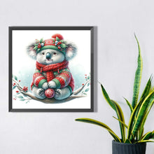 Load image into Gallery viewer, Christmas Koala 30*30CM (canvas) Full Square AB Drill Diamond Painting
