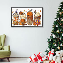 Load image into Gallery viewer, Halloween Drinks 50*30CM (canvas) Full Round Drill Diamond Painting
