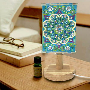 Special Shaped Crystal Drawing Kit Bedside Night Light USB Charge (Mandala #1)