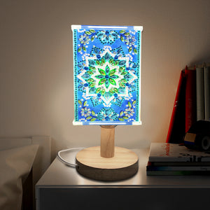 Special Shaped Crystal Drawing Kit Bedside Night Light USB Charge (Mandala #3)