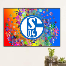 Load image into Gallery viewer, Schalke Logo 60*40CM (canvas) Full Round Drill Diamond Painting
