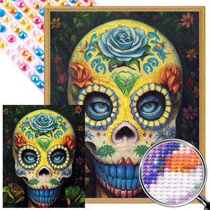 Undead Skeleton 40*50CM (canvas) Full Round AB Drill Diamond Painting