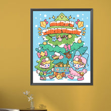 Load image into Gallery viewer, Doll And Christmas Tree 40*50CM (canvas) Full Round AB Drill Diamond Painting
