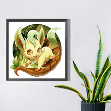 Load image into Gallery viewer, Grass Eevee 30*30CM (canvas) Full Round AB Drill Diamond Painting
