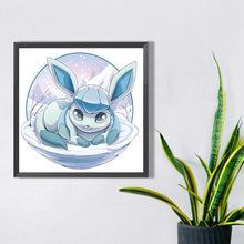 Load image into Gallery viewer, Ice Eevee 30*30CM (canvas) Full Round AB Drill Diamond Painting
