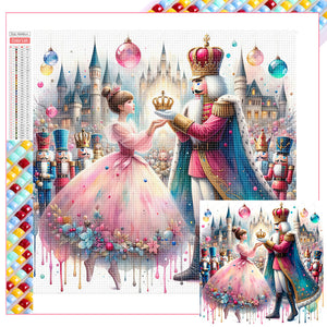 Nutcracker And The Princess 40*40CM (canvas) Full Square Drill Diamond Painting