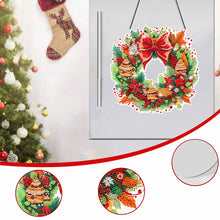 Load image into Gallery viewer, Christmas Special Shaped Diamond Painting Hanging Wreath (Christmas Biscuits)
