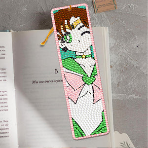 14 PCS Diamond Painting Bookmarks for Reading Lover(Pretty Guardian Sailor Moon)