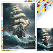 Load image into Gallery viewer, Sea Sailing Boat 50*70CM (canvas) Full Square Drill Diamond Painting
