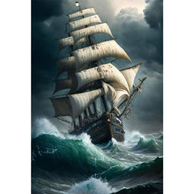 Load image into Gallery viewer, Sea Sailing Boat 50*70CM (canvas) Full Square Drill Diamond Painting
