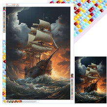 Load image into Gallery viewer, Sea Sailing Boat 50*70CM (canvas) Full Square Drill Diamond Painting
