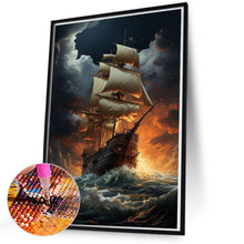 Load image into Gallery viewer, Sea Sailing Boat 50*70CM (canvas) Full Square Drill Diamond Painting
