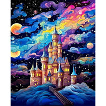 Load image into Gallery viewer, Castle Under The Stars 40*50CM (canvas) Full AB Round Drill Diamond Painting
