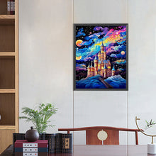 Load image into Gallery viewer, Castle Under The Stars 40*50CM (canvas) Full AB Round Drill Diamond Painting
