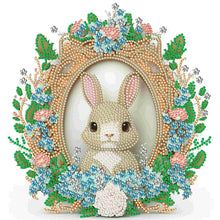 Load image into Gallery viewer, Garland Rabbit 30*30CM (canvas) Partial Special-Shaped Drill Diamond Painting
