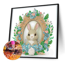 Load image into Gallery viewer, Garland Rabbit 30*30CM (canvas) Partial Special-Shaped Drill Diamond Painting
