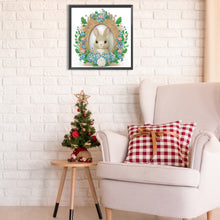 Load image into Gallery viewer, Garland Rabbit 30*30CM (canvas) Partial Special-Shaped Drill Diamond Painting
