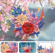 Load image into Gallery viewer, Special Shaped Diamond Painting Wreath Ornament for Home Window Door Decor (#1)
