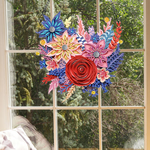 Special Shaped Diamond Painting Wreath Ornament for Home Window Door Decor (#1)