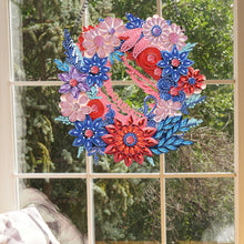 Load image into Gallery viewer, Special Shaped Diamond Painting Wreath Ornament for Home Window Door Decor (#3)
