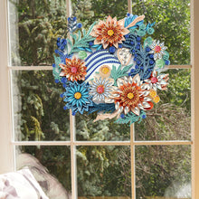 Load image into Gallery viewer, Special Shaped Diamond Painting Wreath Ornament for Home Window Door Decor (#4)
