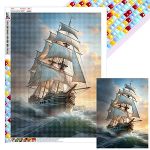 Sea Sailing - Full Square - Diamond Painting (30*40cm)