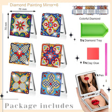 Load image into Gallery viewer, Double Sided Special Shape Diamond Painting Mirror Kit Gift for Women Girls (#1)
