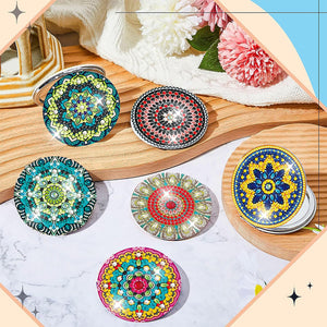 Double Sided Special Shape Diamond Painting Mirror Kit Gift for Women Girls (#4)