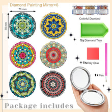 Load image into Gallery viewer, Double Sided Special Shape Diamond Painting Mirror Kit Gift for Women Girls (#5)
