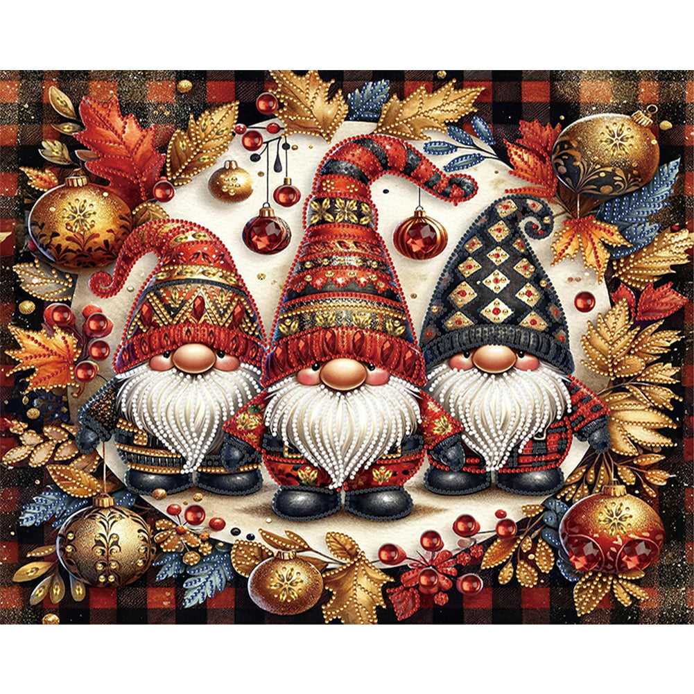 Goblin Gnome¡¤Chocolate 40*50CM (canvas) Partial Special-Shaped Drill Diamond Painting