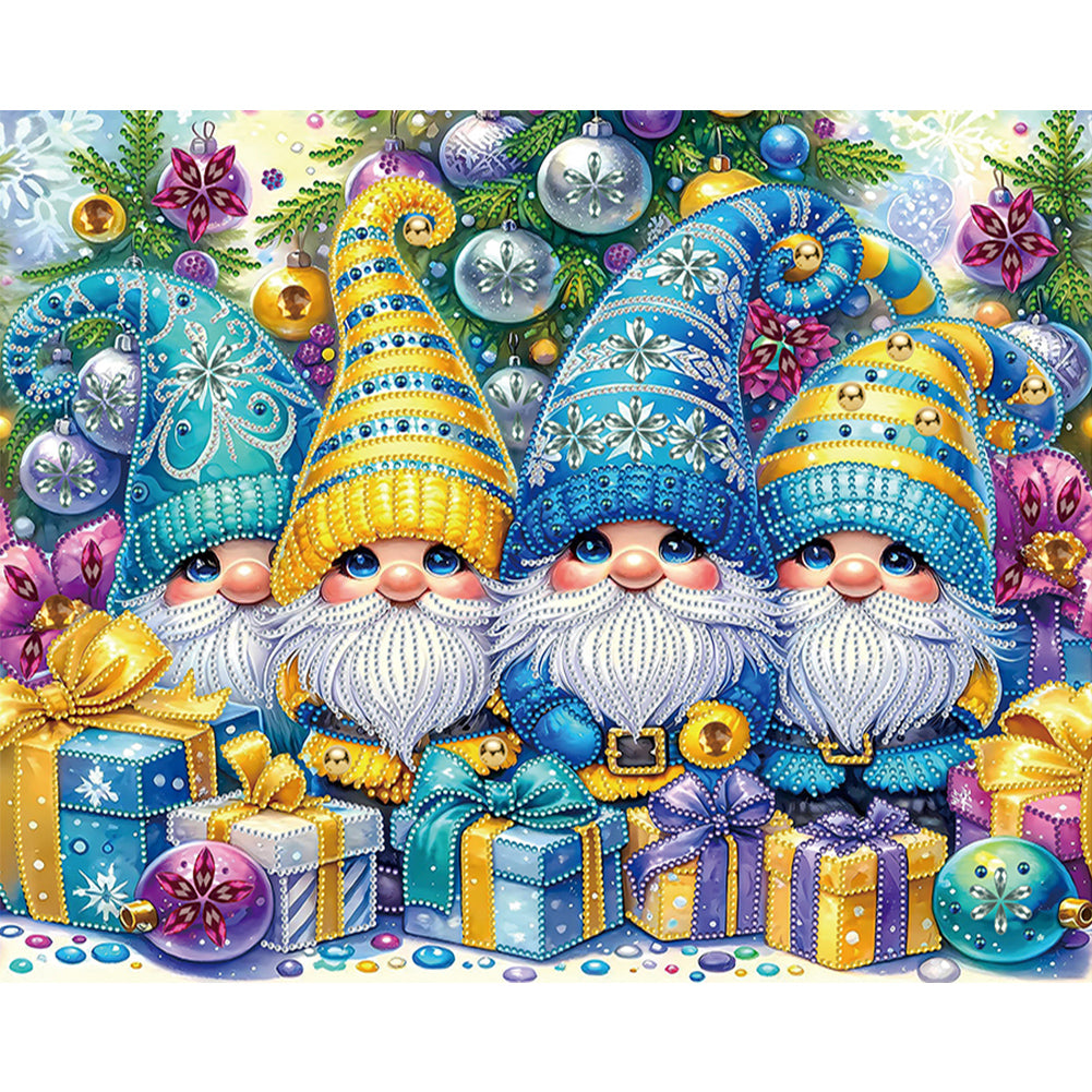 Goblin Gnome¡¤Colorful 40*50CM (canvas) Partial Special-Shaped Drill Diamond Painting