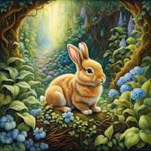 Load image into Gallery viewer, Little Rabbit In The Forest 30*30CM (canvas) Full Round Drill Diamond Painting
