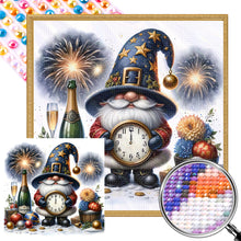 Load image into Gallery viewer, New Year&#39;S Eve Goblin 40*40CM (canvas) Full AB Round Drill Diamond Painting
