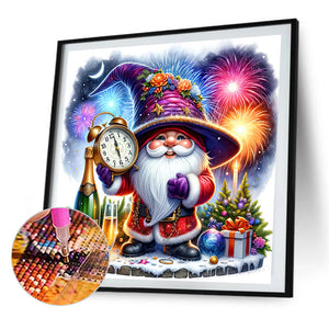 New Year'S Eve Goblin 40*40CM (canvas) Full AB Round Drill Diamond Painting