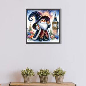 New Year'S Eve Goblin 40*40CM (canvas) Full AB Round Drill Diamond Painting