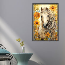 Load image into Gallery viewer, Sunflower Horse 40*60CM (canvas) Full AB Round Drill Diamond Painting
