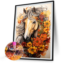 Load image into Gallery viewer, Sunflower Horse 40*60CM (canvas) Full AB Round Drill Diamond Painting
